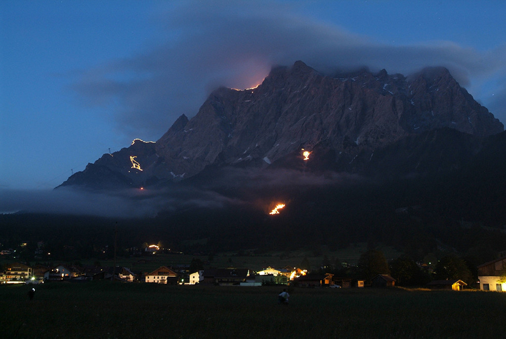 Flammende Berge Tiroler Zugspitze
