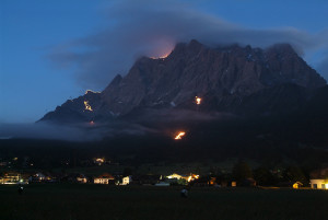 Flammende Berge Tiroler Zugspitze